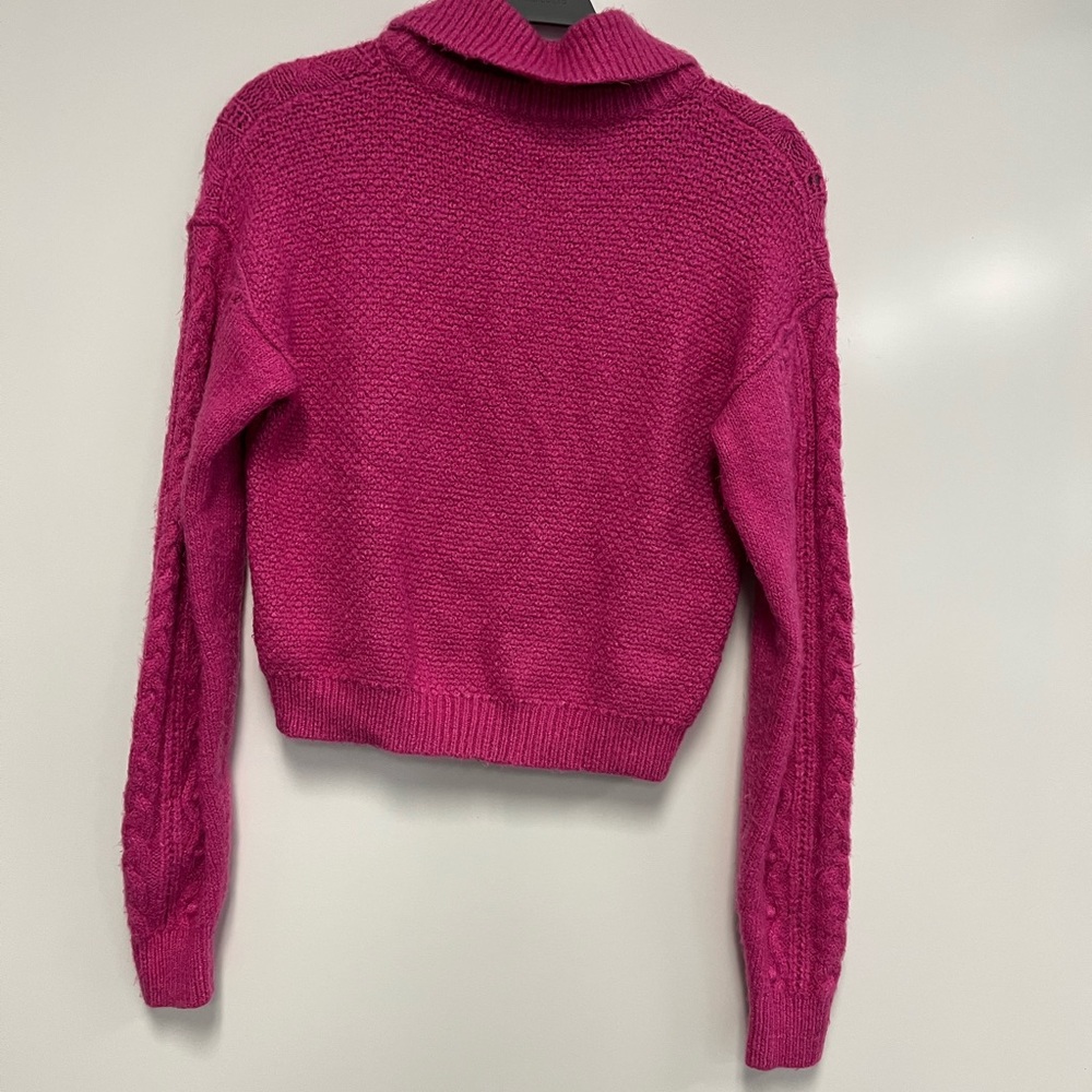 Free People Every Cloud Pullover Sweater Fuchsia Fizz‎ Sz. XS - Picture 9 of 10
